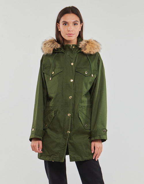 MICHAEL Michael Kors - RMVBL FX FUR CLR ANORAK Kaki