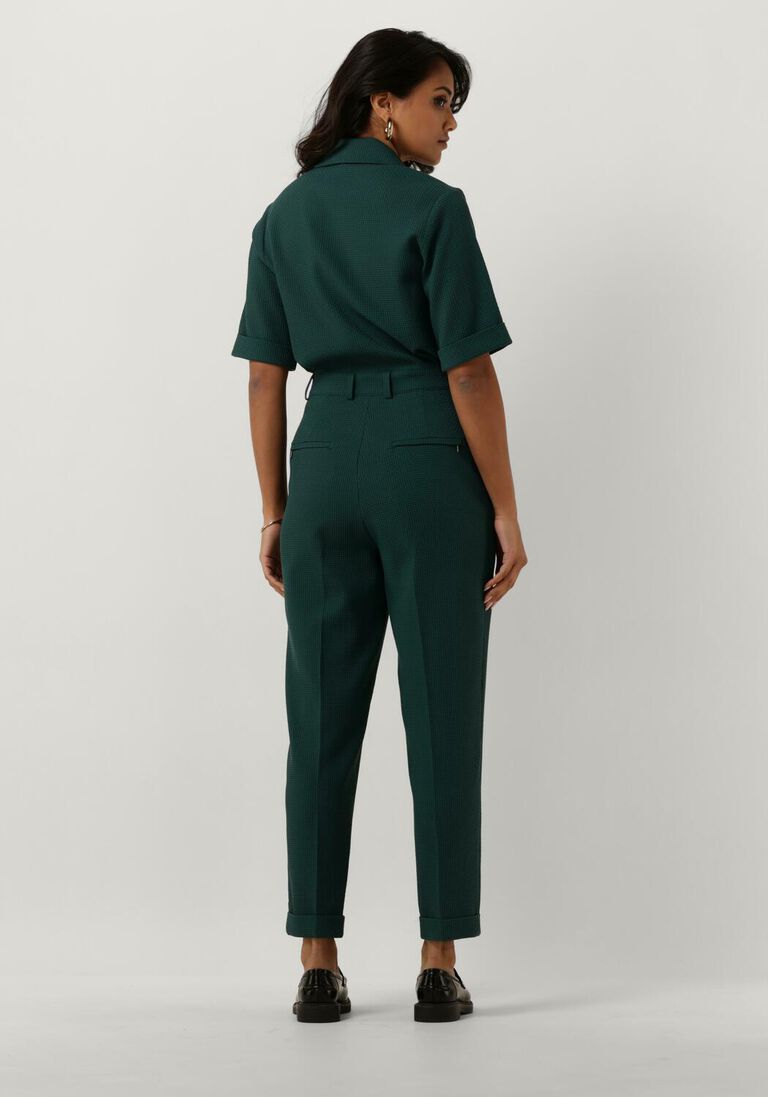 VANILIA groene vanilia jumpsuit wafel playsuit