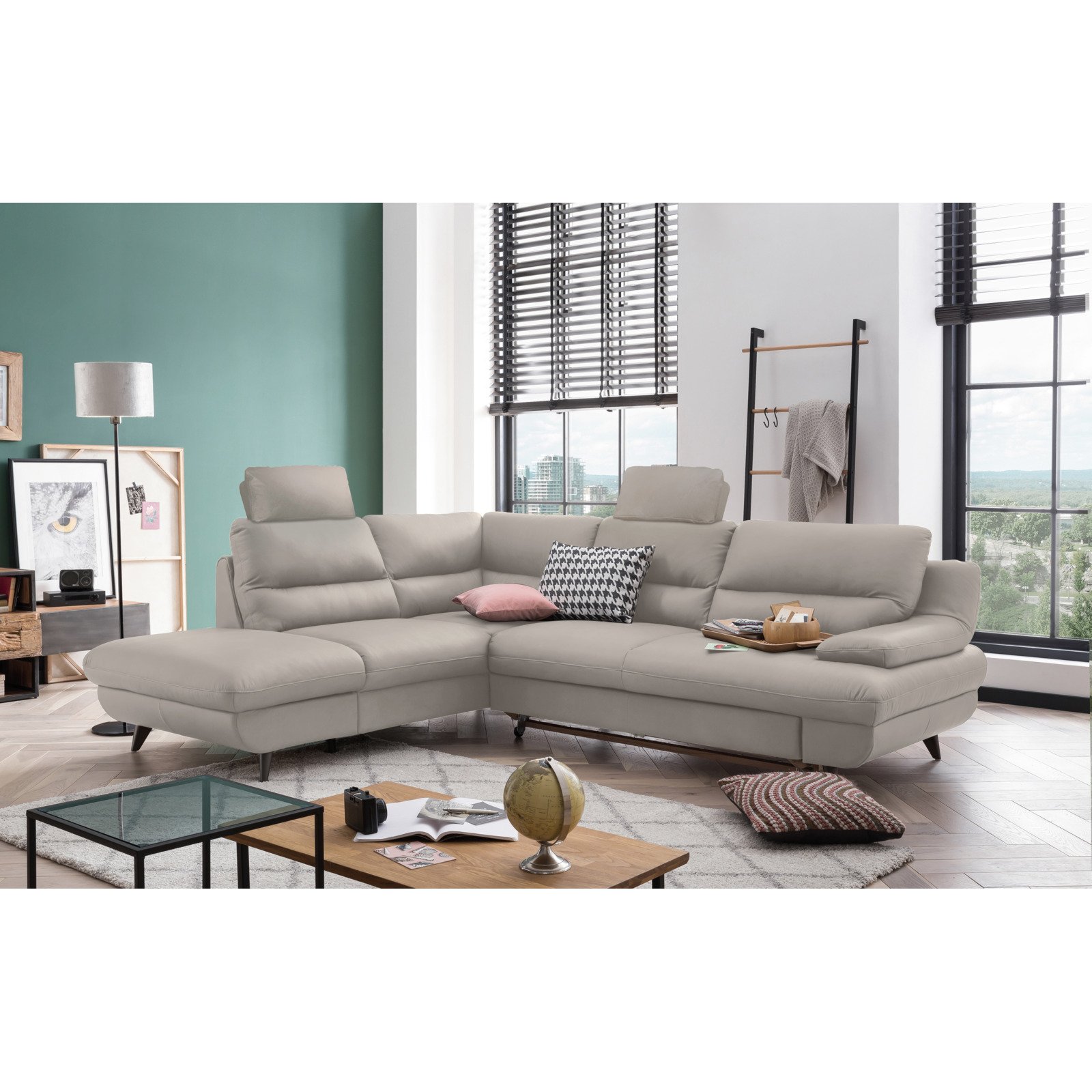 Ecksofa Pike Leder, Ottomane links