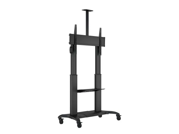 Multibrackets M Public Dual Pillar 180 HD - Vogn med hjul - for fladt panel - aluminium - sort - skærmstørrelse: 60