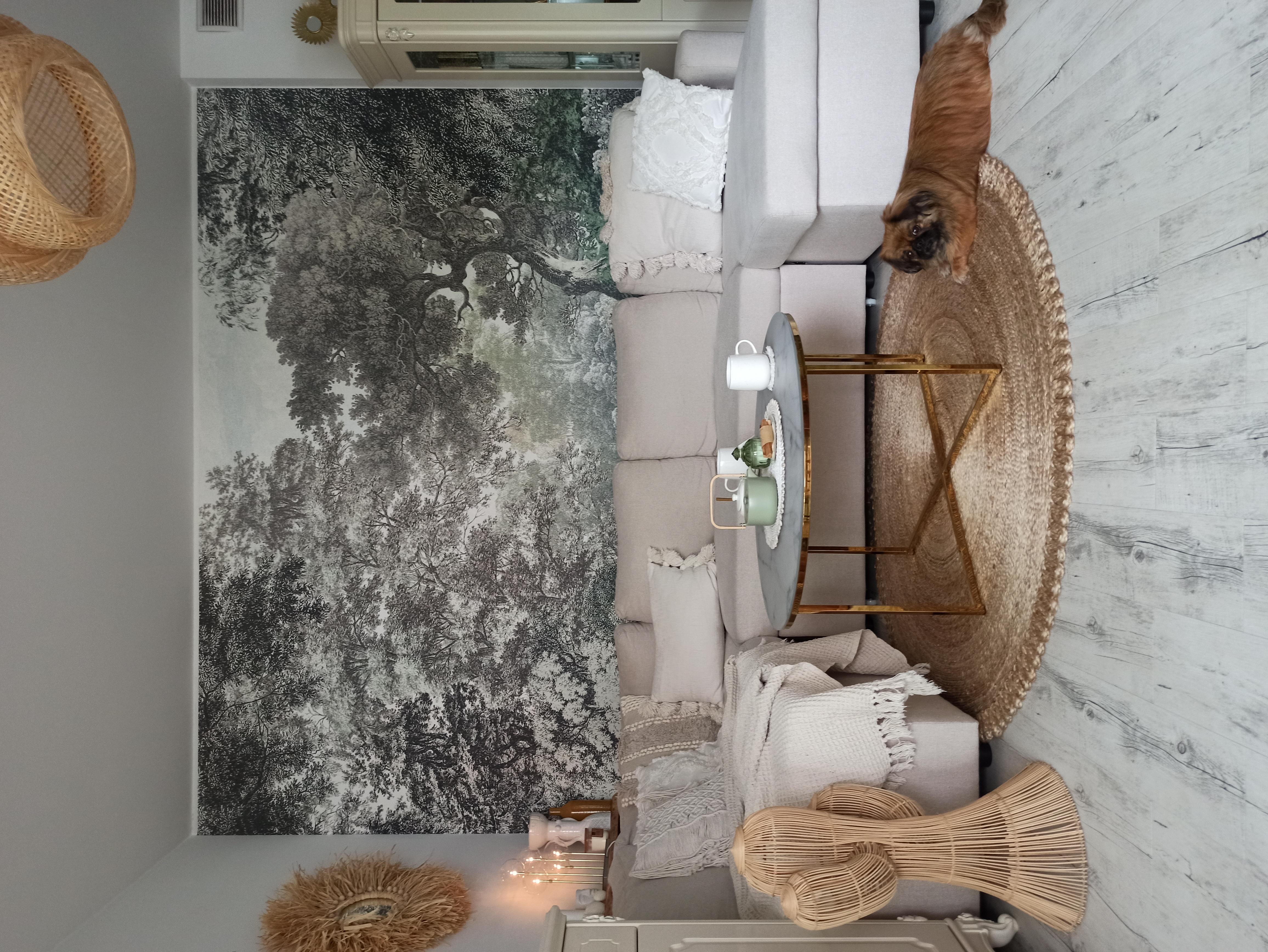 Vloerkleed ERENCE Beige ø 140 cm