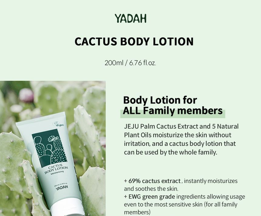 YADAH - Cactus Bodylotion