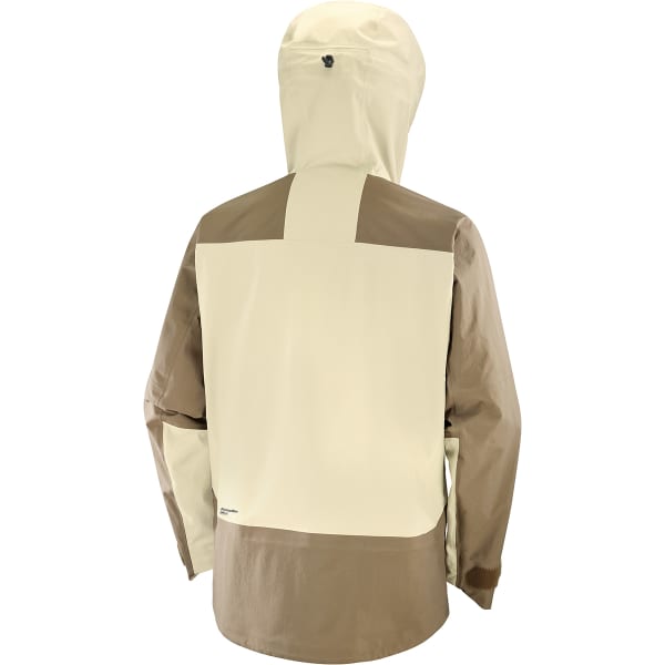Veste de ski SALOMON ABSOLUTE 3L JKT WHITE PEPPER/SHITAKE