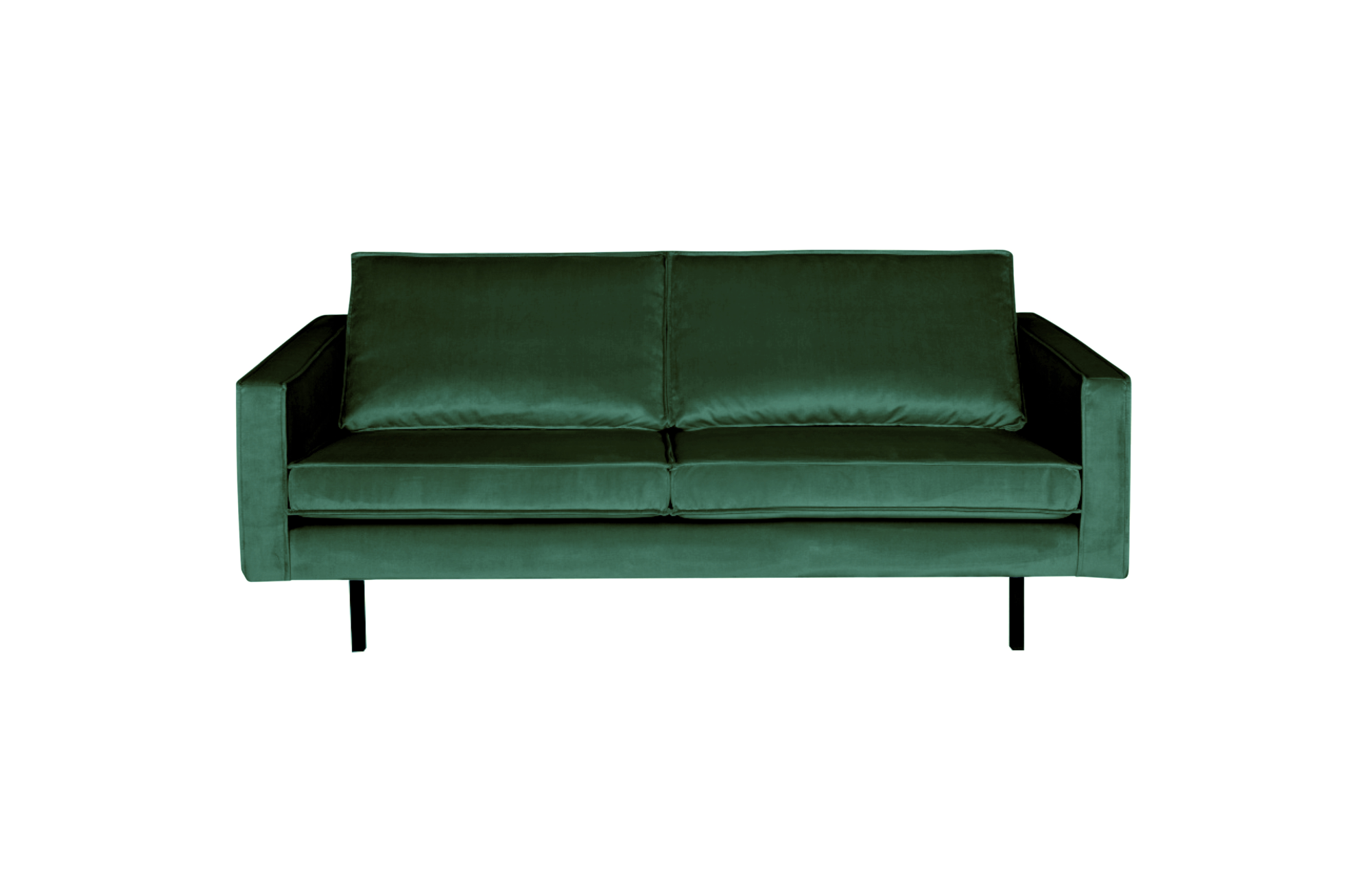 BePureHome 2,5-zitsbank Rodeo velvet Rodeo bank 2,5-zits velvet Green Forest