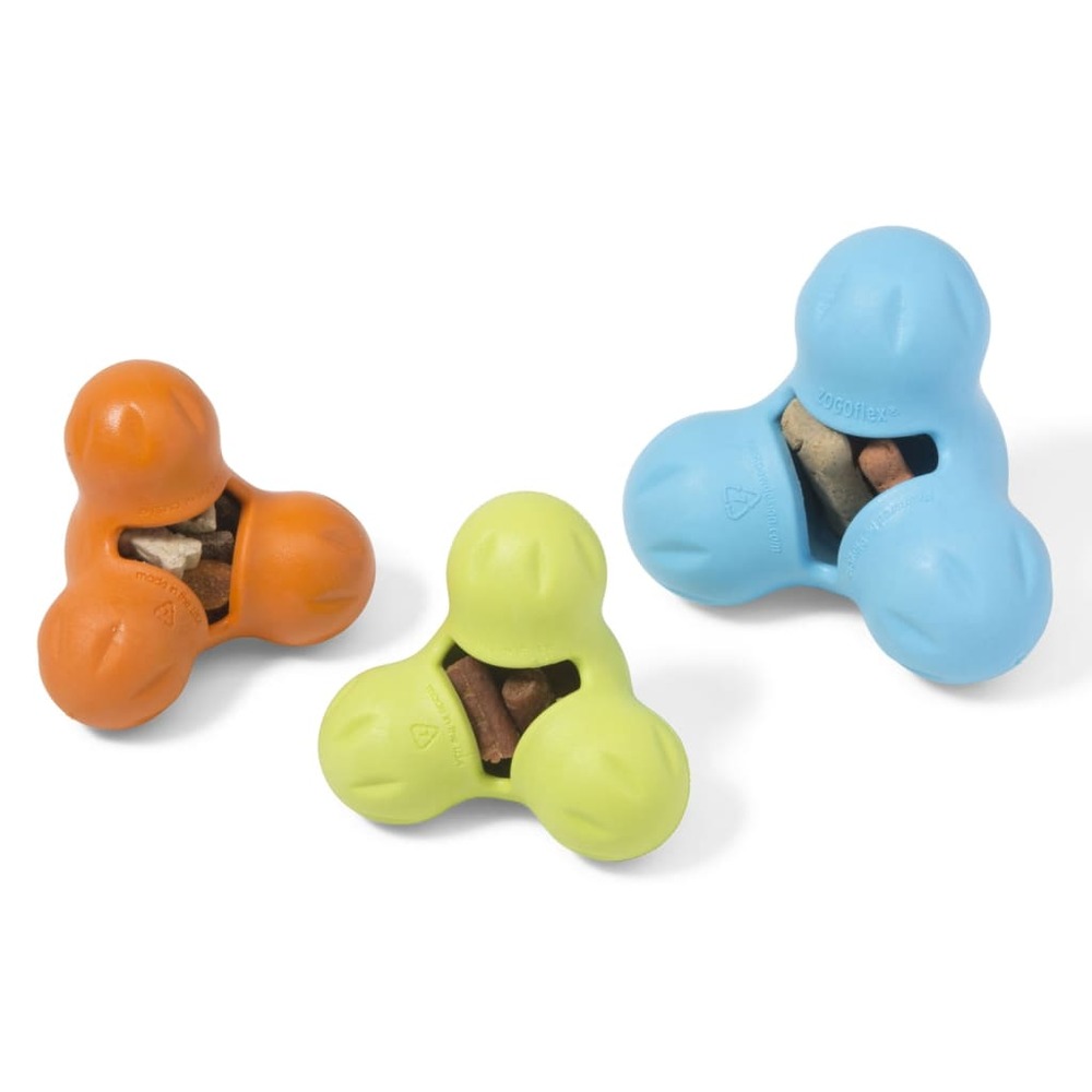 Jouet pour chiens avec zogoflex tux aqua bleu l