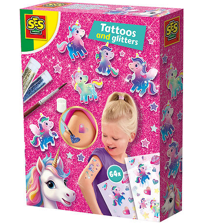 SES Creative Tattoos und Glitter - Einhorn