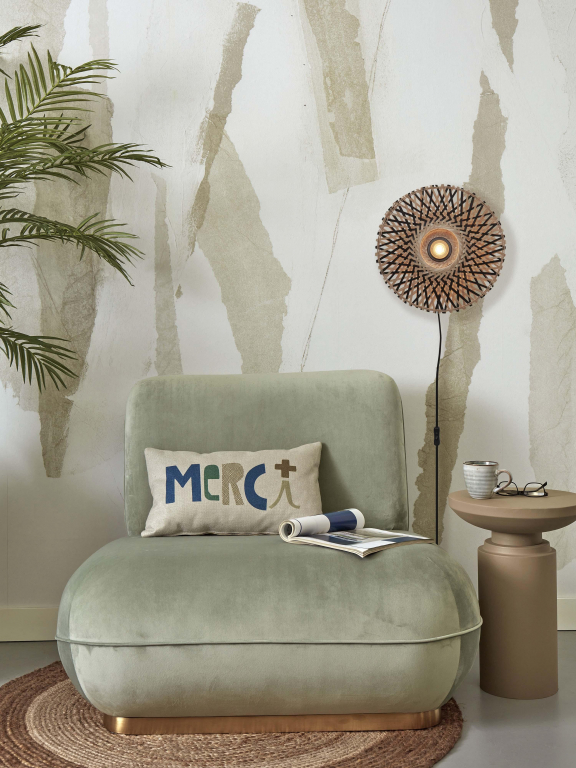 Good&Mojo Kalimantan wandlamp extra small Ø30 zwart