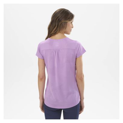 T-Shirt Femme Millet Hiking Jacquard Violet