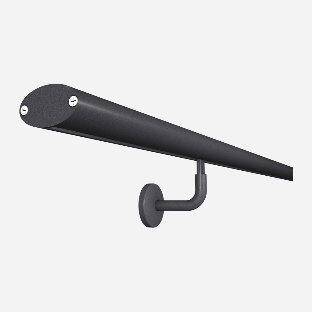 PRESTIO – Wandbeugel voor leuning – Antracietkleur RAL 7016