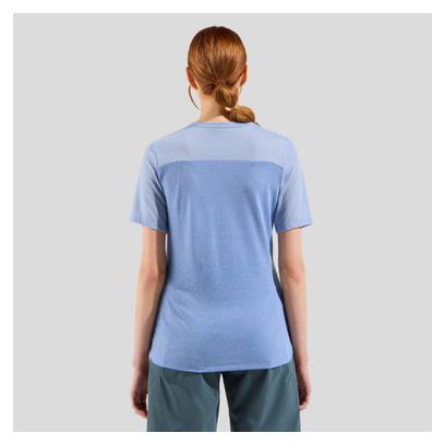 T-Shirt VTT Femme Odlo X-Alp Linencool Bleu
