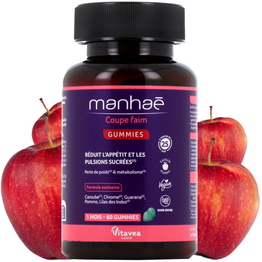 Manhae Coupe faim gummies - Minceur, réduction de l'appétit