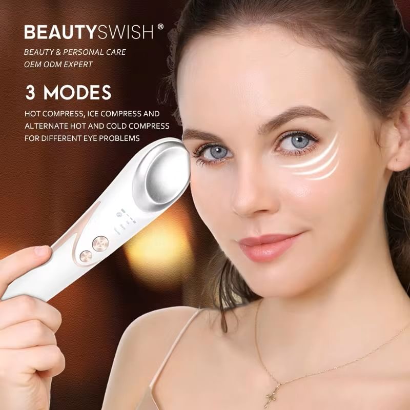 Thalia - USB oplaadbare verkoelende en verwarmende oogmassager