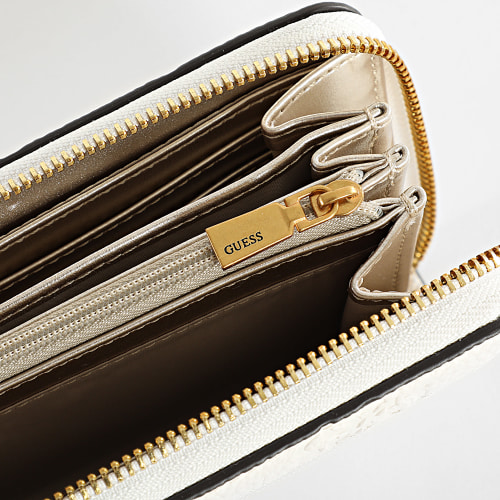 Portefeuille Femme PD920946 Blanc Doré