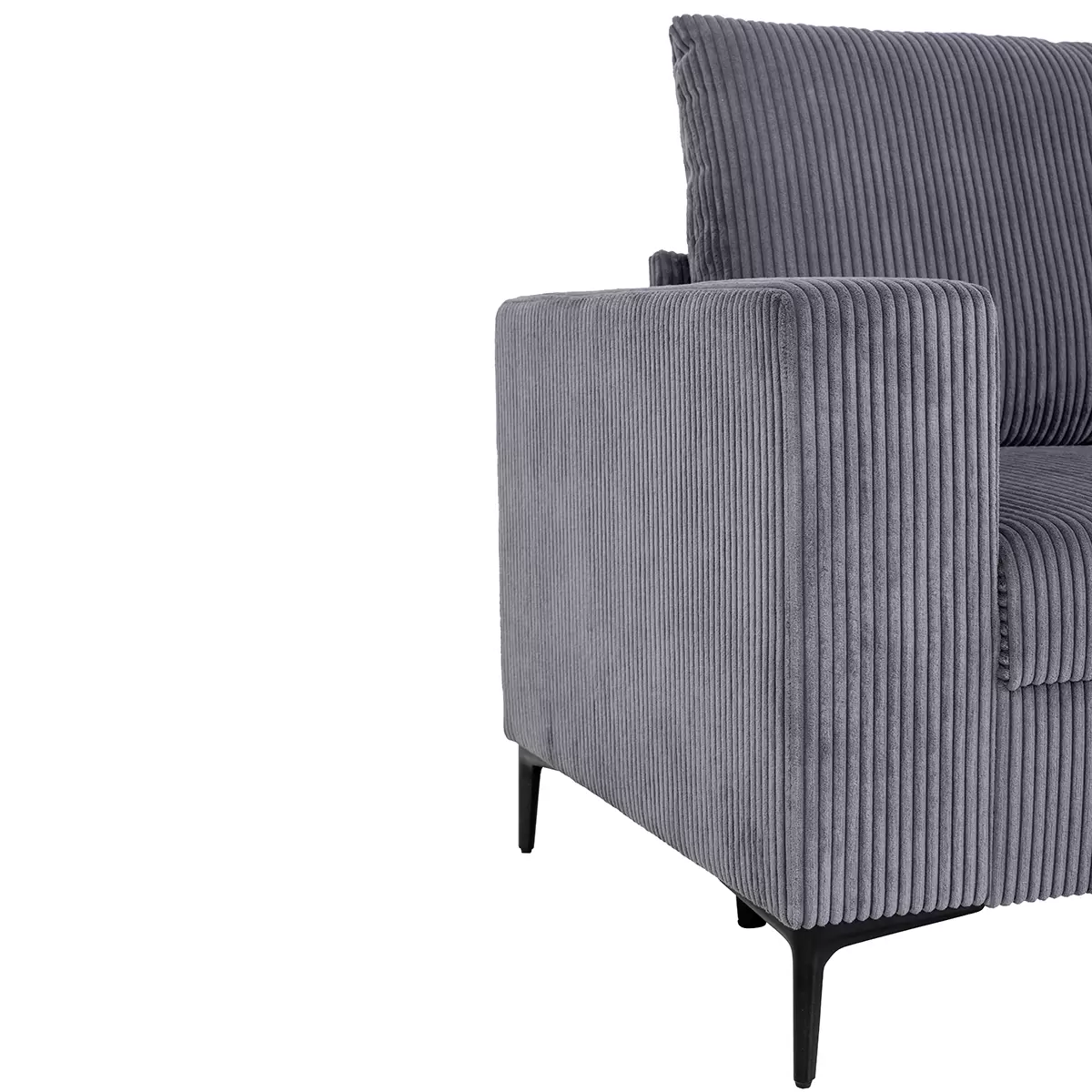 Ecksofa Toffee Anthrazit