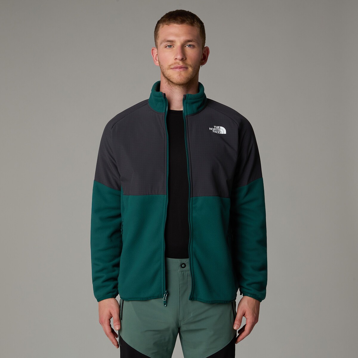 THE NORTH FACE<br>Colete de lã com rits Heavyweight Glacier