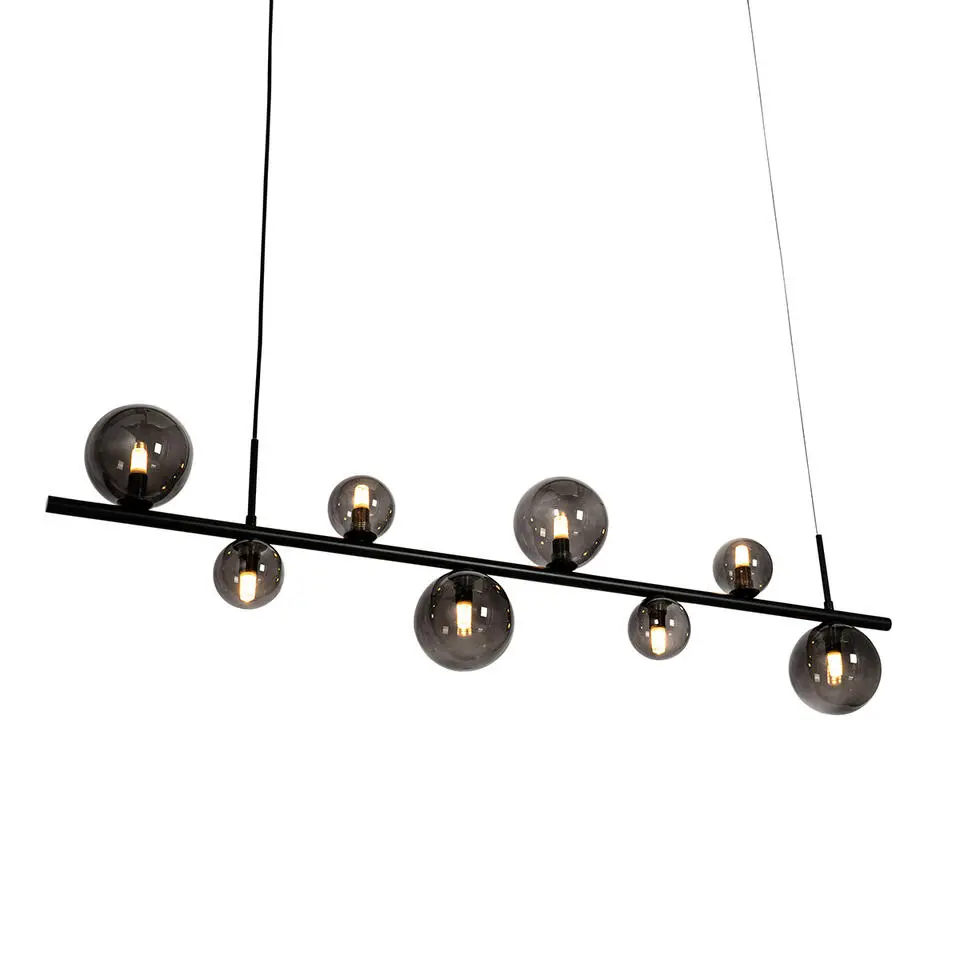 Qazqa hanglampen monaco grijs g9