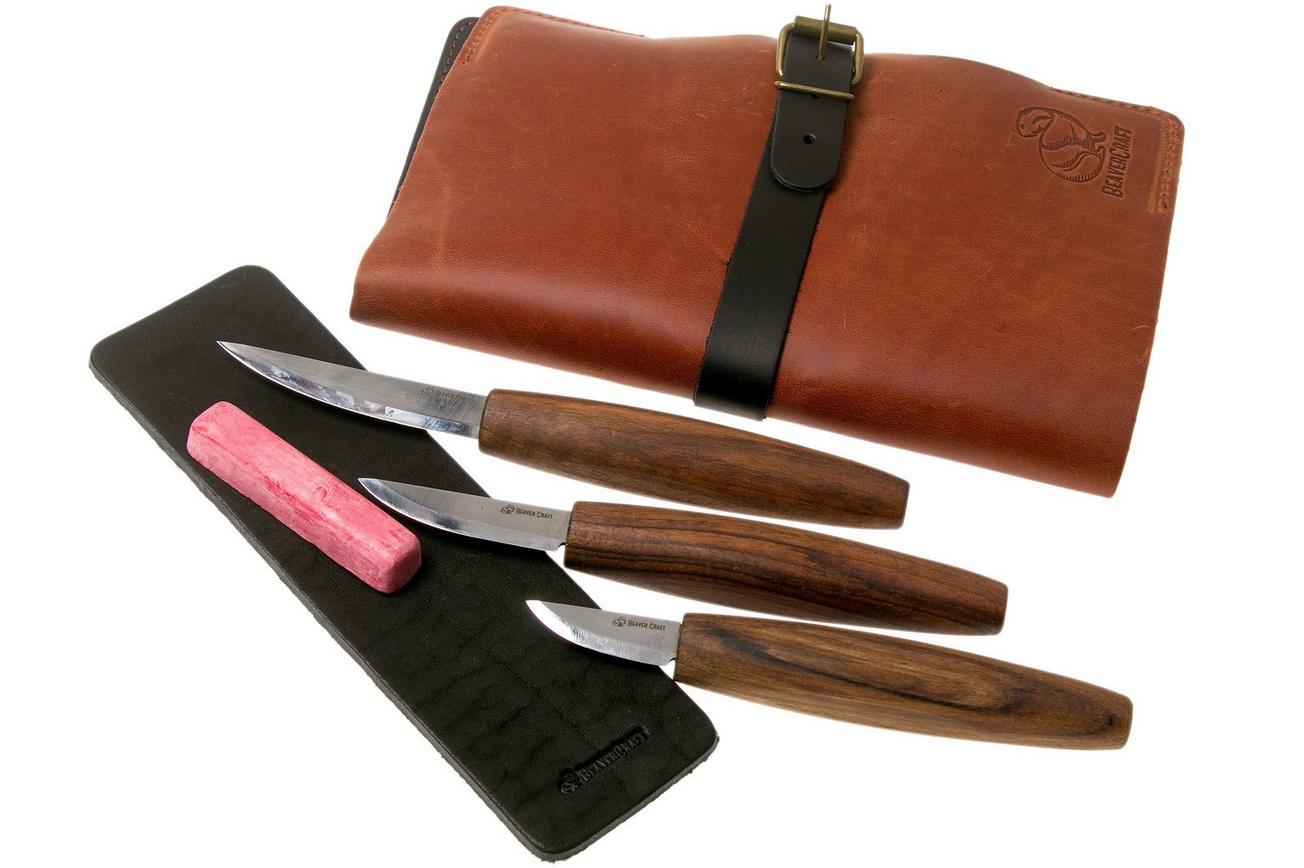 BeaverCraft Premium Whittling Sloyd Knives Set S19X houtsnijset
