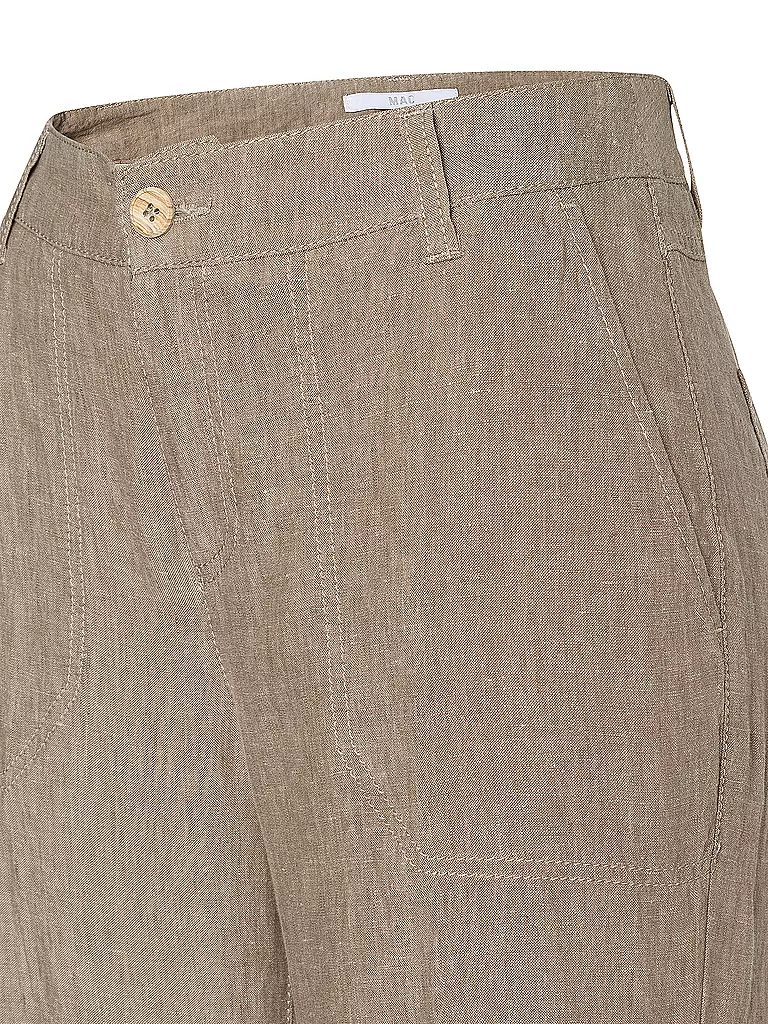 MAC Leinenhose 7/8 Nora beige
