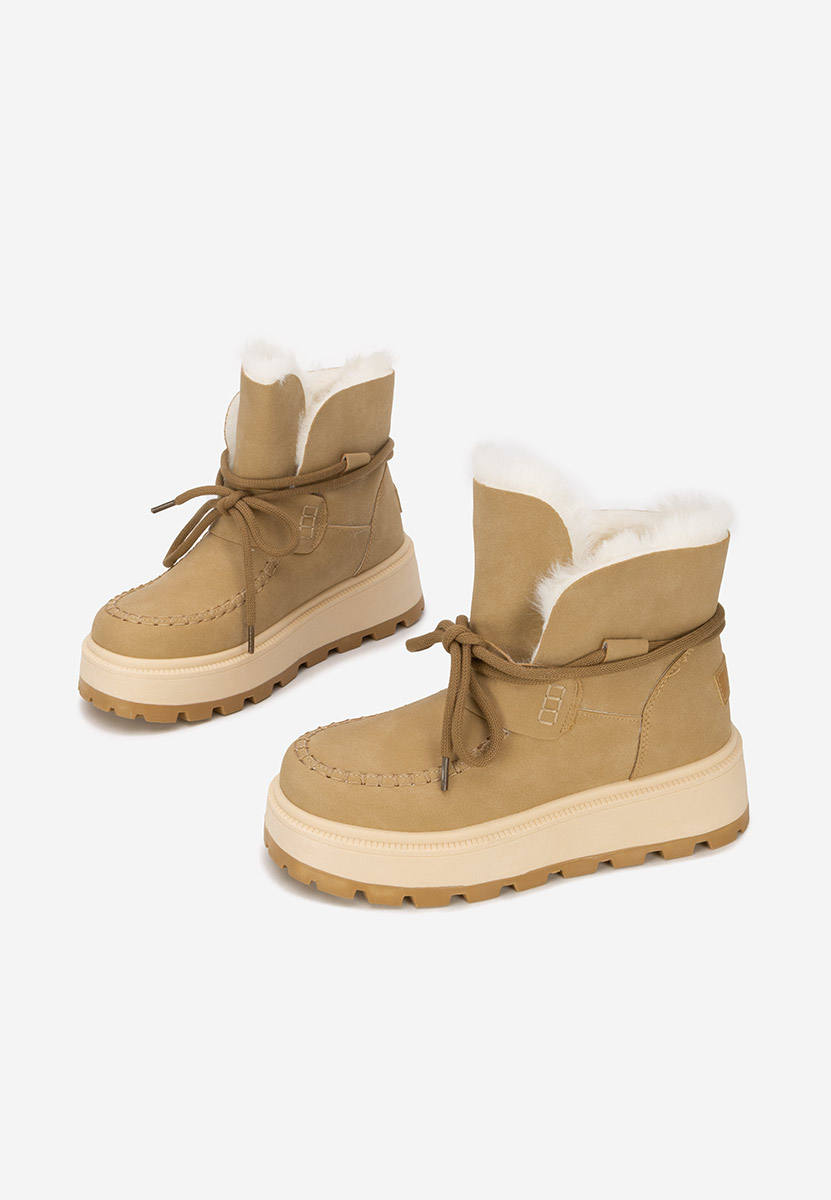 Bottines à plateforme kaki Dionea