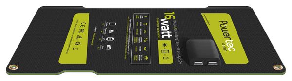 Kit Solaire 650g - PTFlap16   Batterie 10.000 mAh USB-C