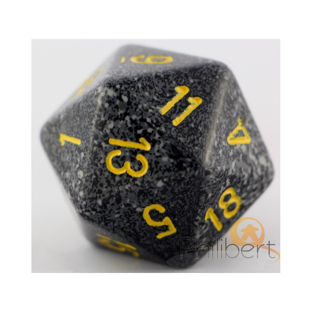 Dé 20 Faces Speckled 34mm