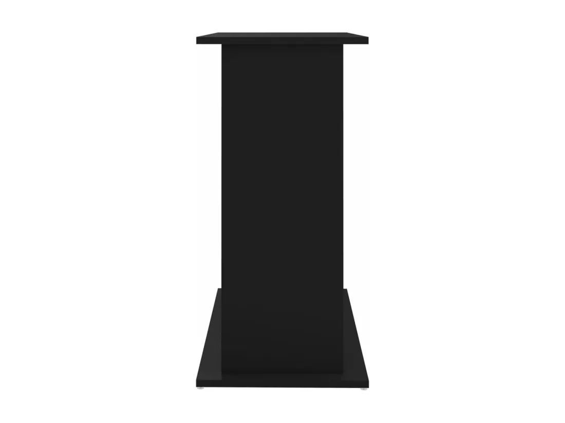 Support pour aquarium noir 81x36x73 cm bois d'ingénierie