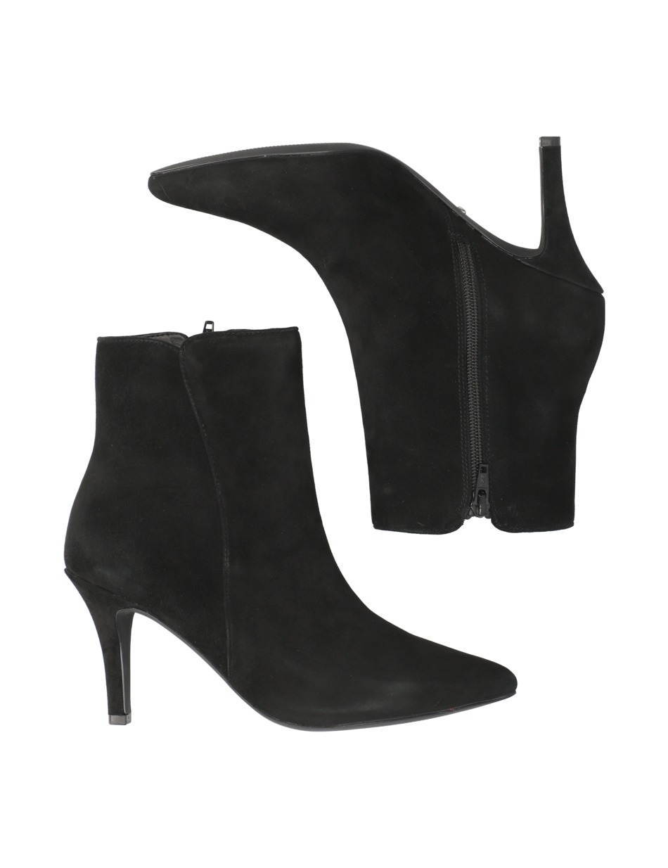 Veloursleder Stiefelette