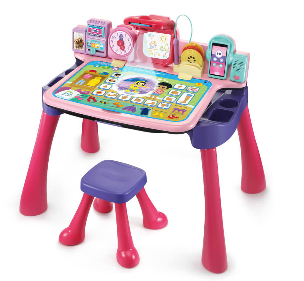 Vtech 80-540954 5-in-1 Magischer Schreibtisch pink