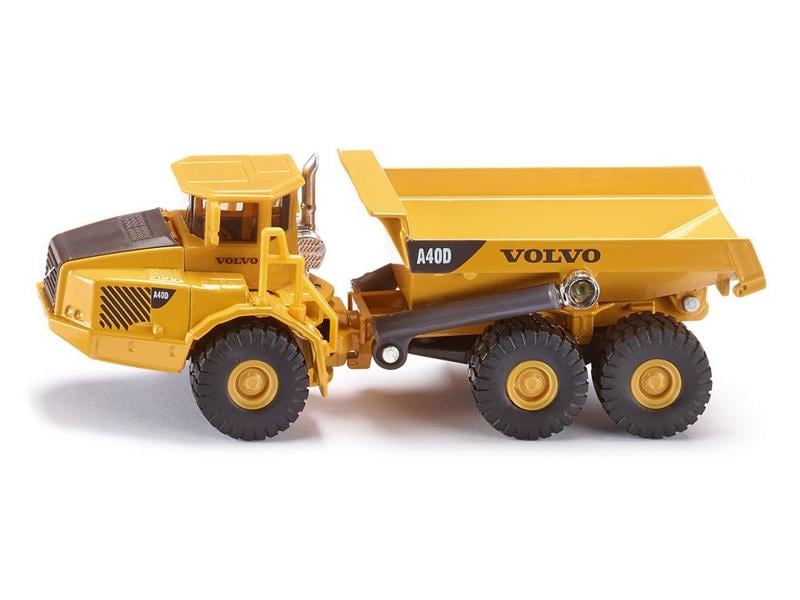 Siku Muldenkipper Volvo A40D 1:87 3-Achs Dumper mit Knickgelenkt als H0 Modell