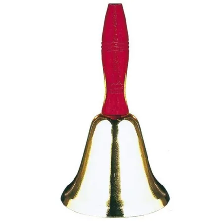 Widmann Maxi Weihnachtsmann-Glocke aus Messing, 20 cm