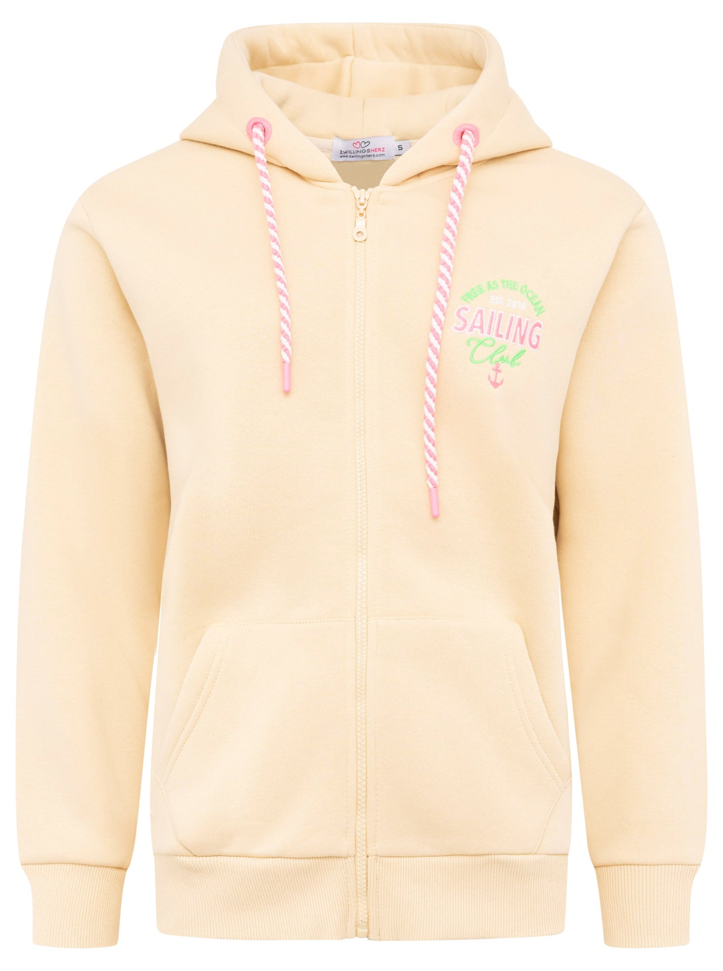 Zwillingsherz Kapuzensweatjacke »