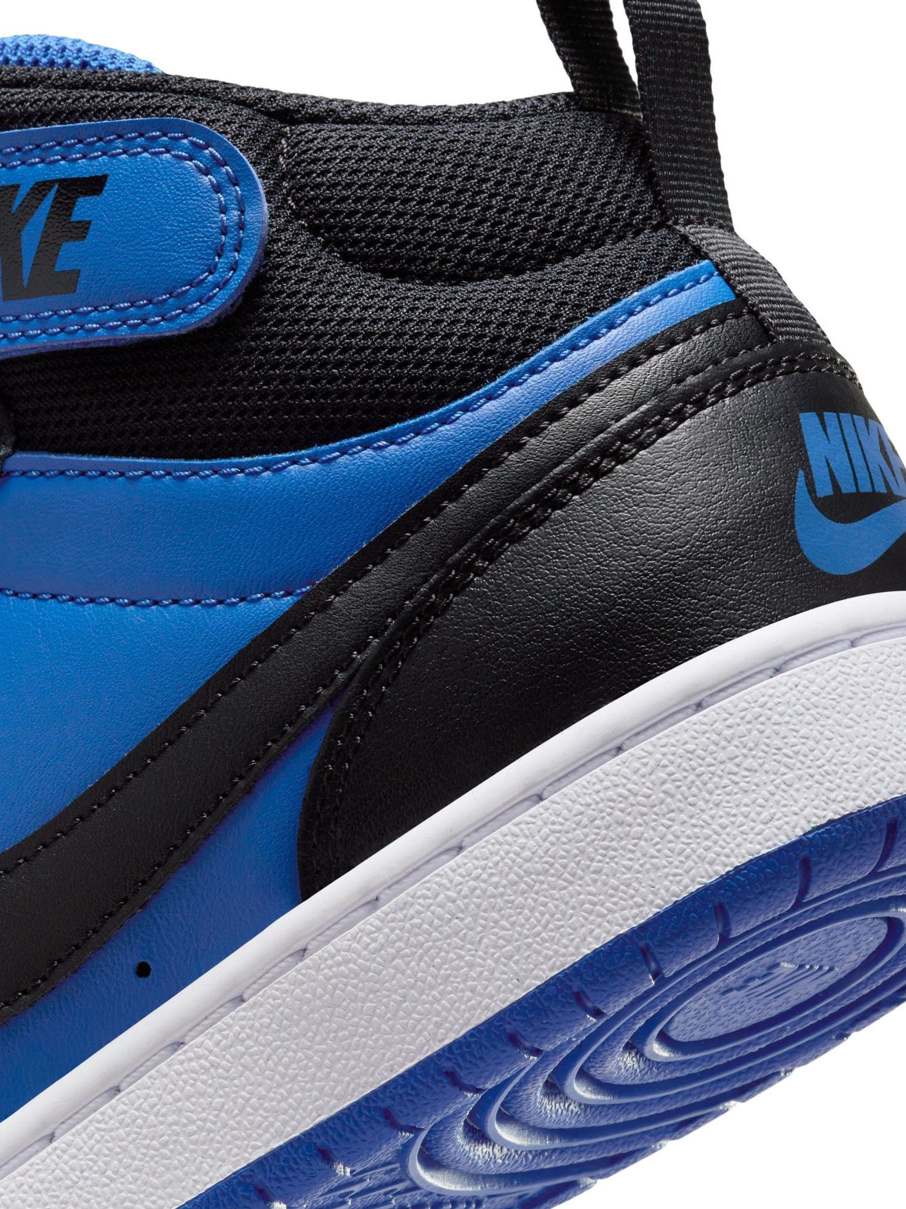 Blauw/Zwart - Nike Court Borough Mid sneakers voor jeugd