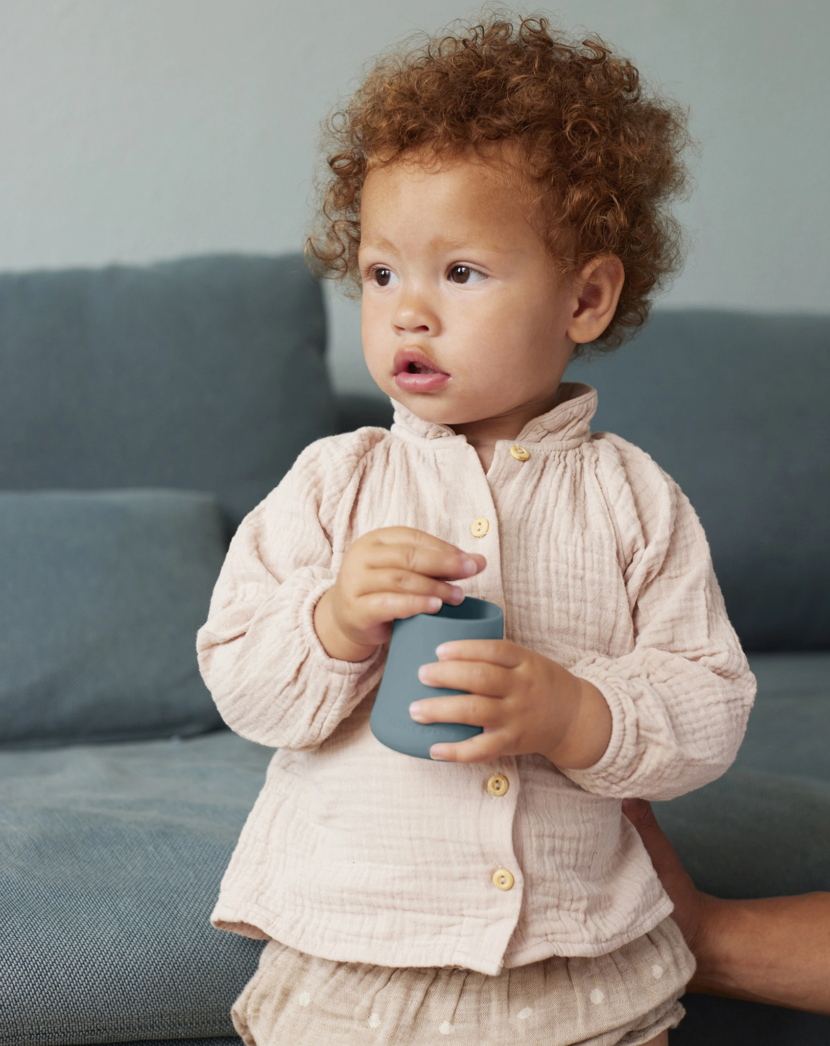 Silikon-Becher EVERYDAY BABY - DRINK & LEARN 2er Set in grün