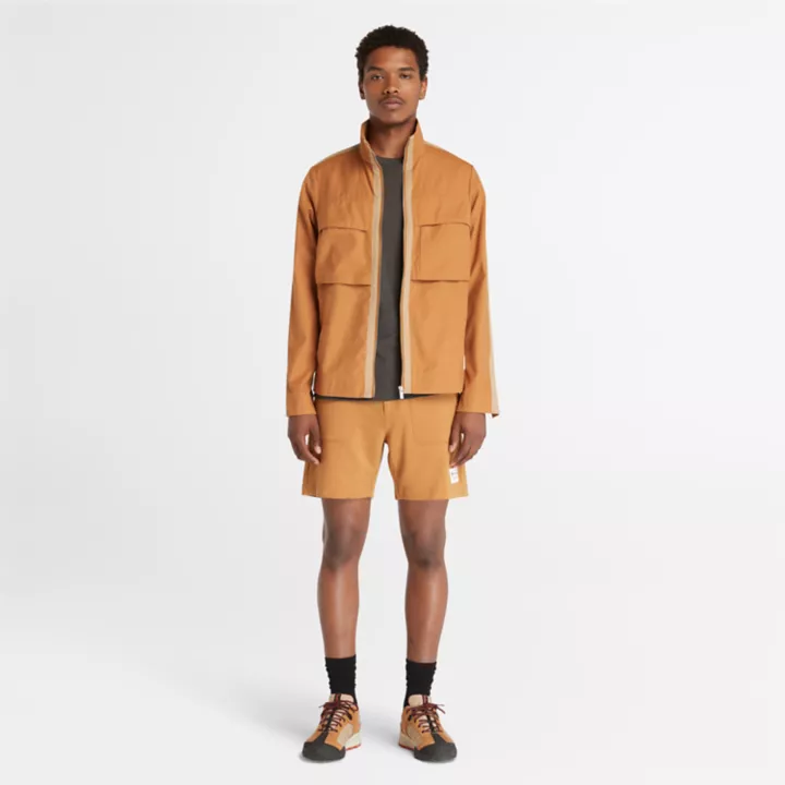 Blouson Timberland x Icebreaker en mérinos et coton pour homme en Orange