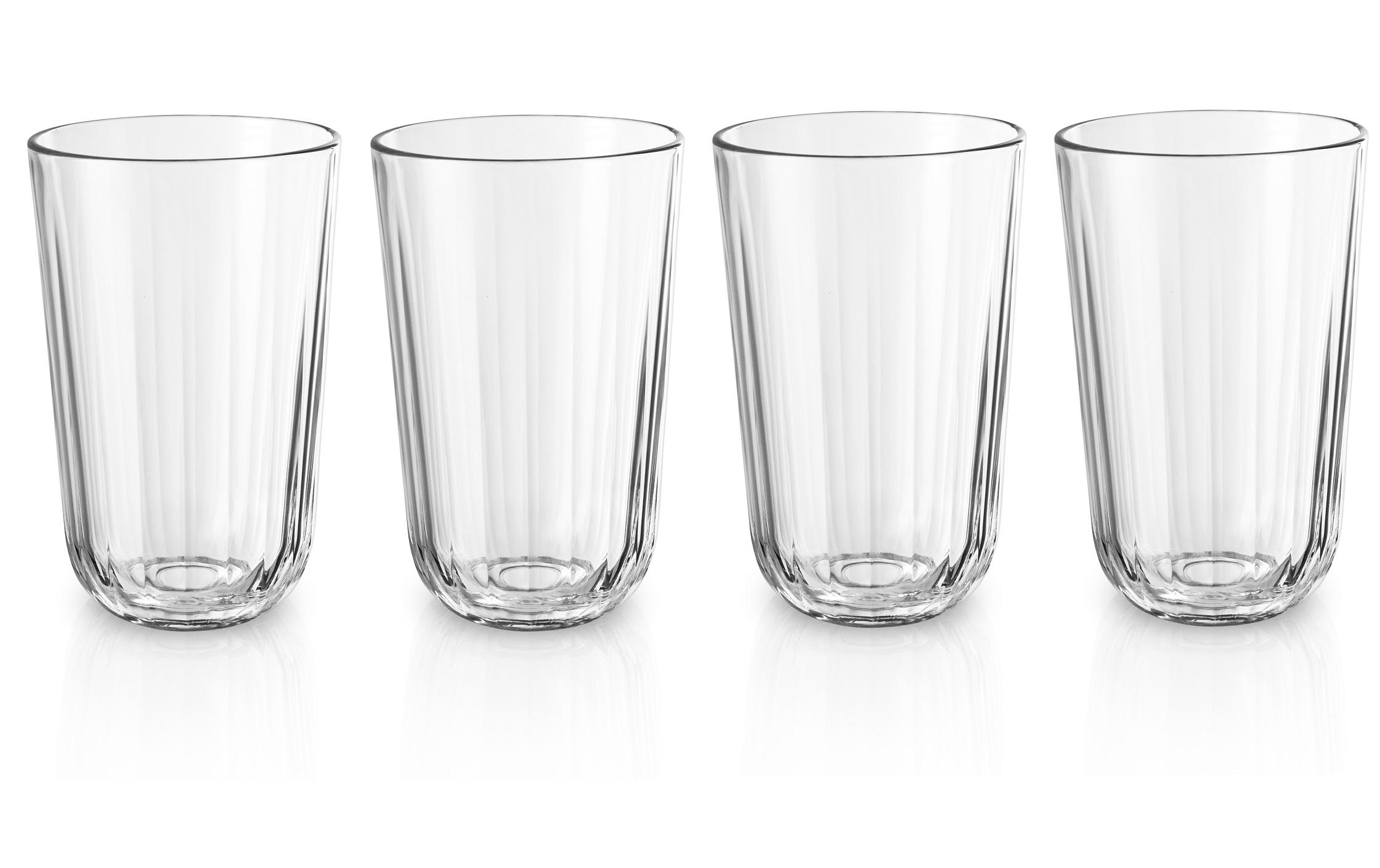 Trinkglas Facette 430 ml, 4 Stück, TransparentTrinkgläser Set