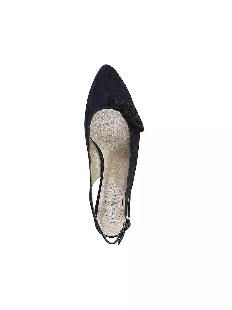 DIRNDL & BUA Trachtenschuhe - Pumps blau