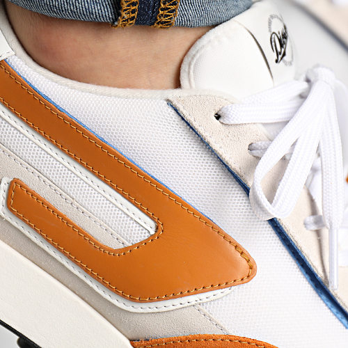 Baskets S-Racer LC Y02873-P4438 Bright White Golden Orange