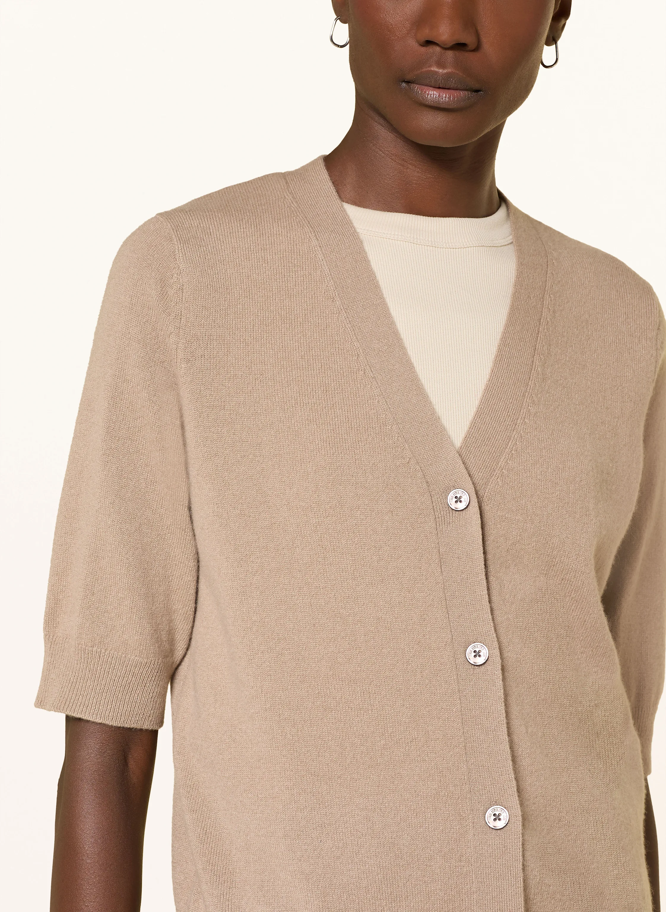 (THE MERCER) N.Y. Strickjacke aus Cashmere mit 3/4-Arm