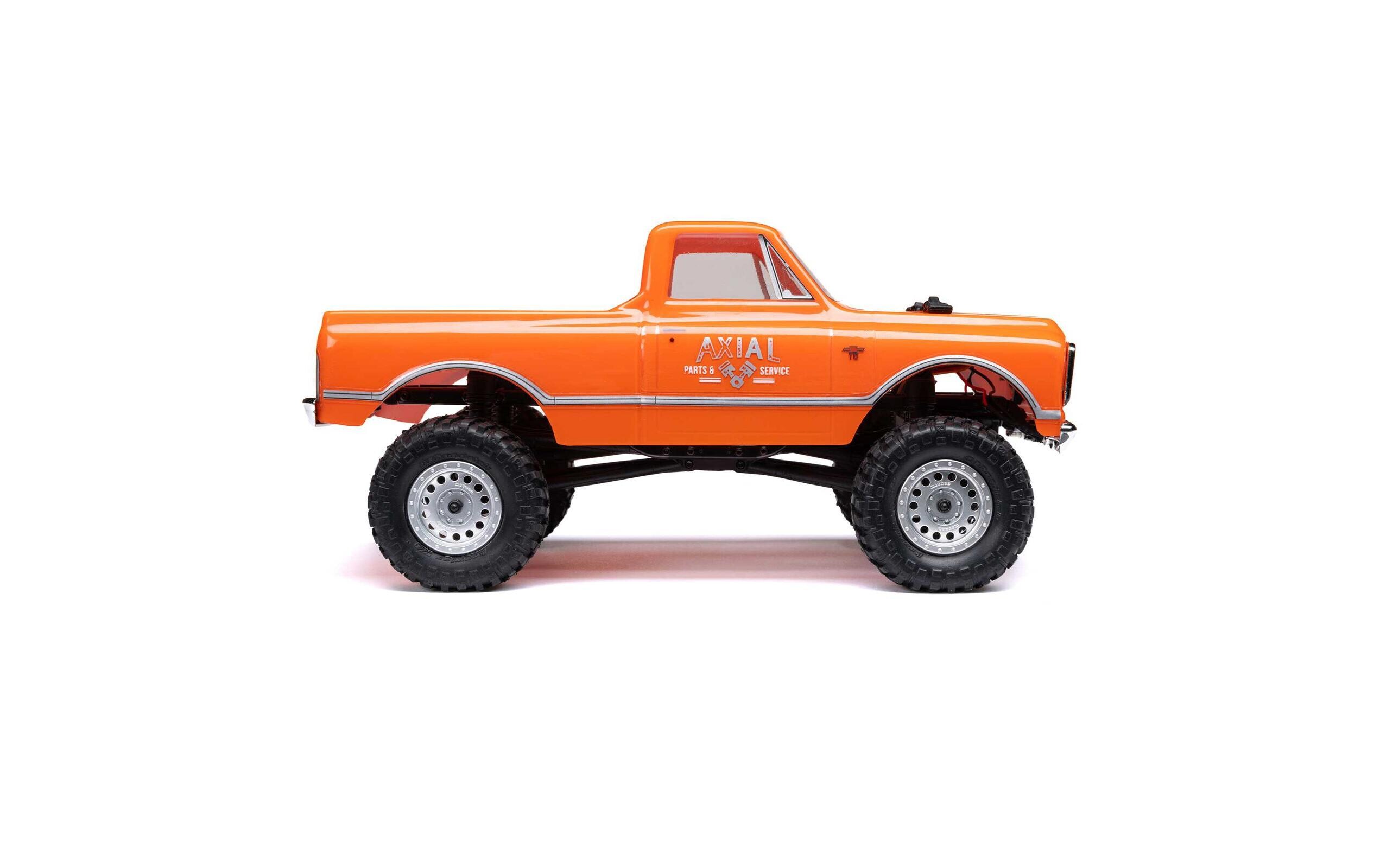 Scale Crawler SCX24 1967 Chevrolet C10 V2 Orange, RTR, 1:24<br>Kleiner 4wd Rock Crawler mit Chevy C10 Pick-up Karosserie