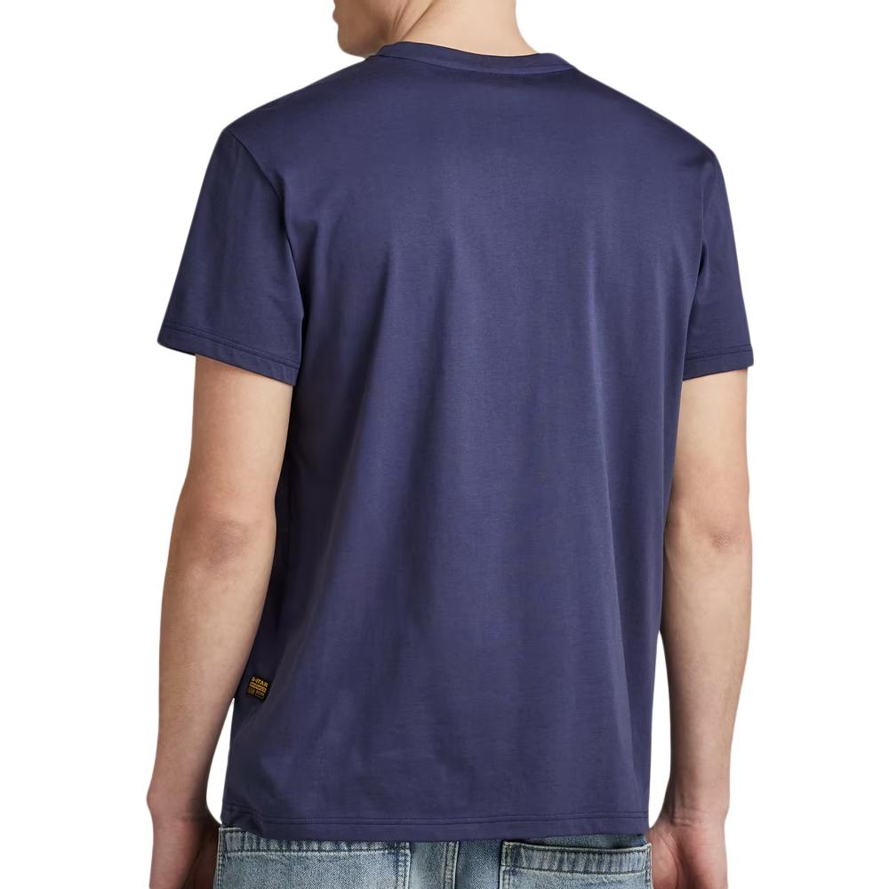 T-shirt Marine Homme G-Star Raw Base D16412