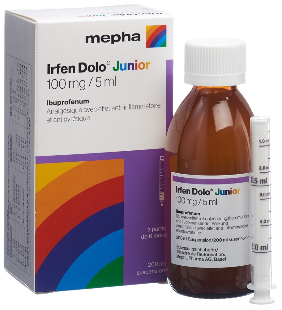 IRFEN Junior Susp 100 mg/5ml Fl 200 ml