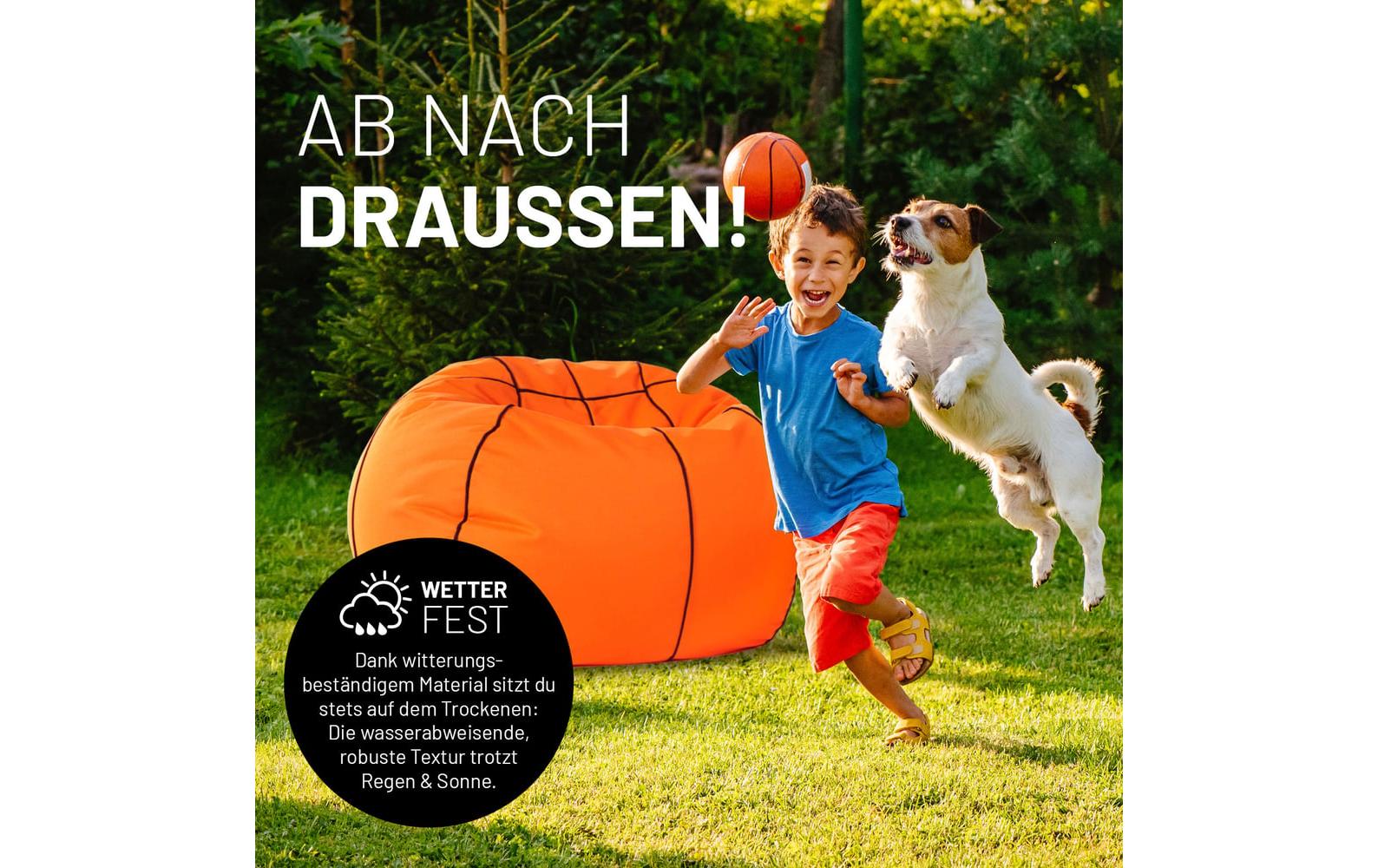 Sitzsack Basketball 170 L, OrangeSitzsack für innen und aussen