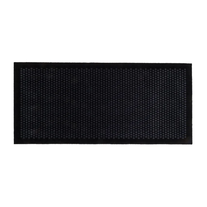 tica copenhagen - Dot Fussmatte 90 x 200 cm, schwarz / grau