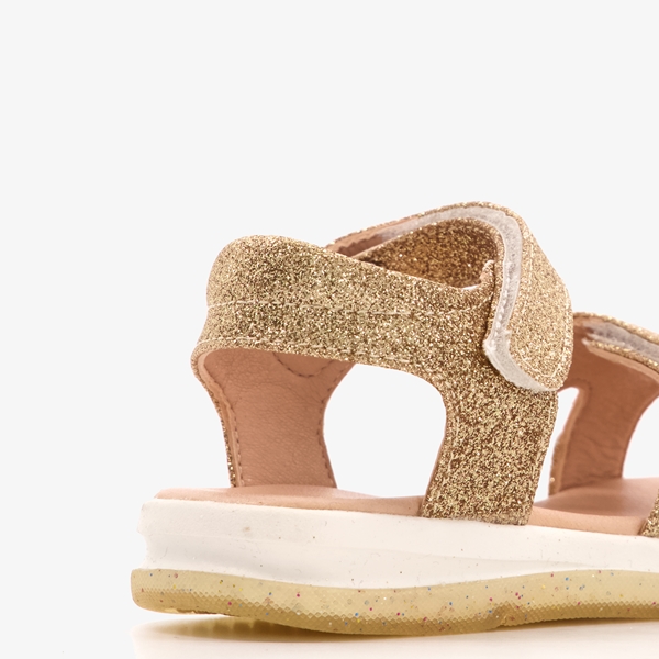 Blue Box meisjes sandalen goud met glitters