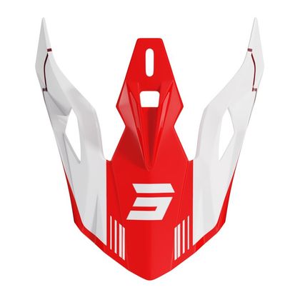 Visière Shot PULSE LINES RED GLOSSY - Rouge