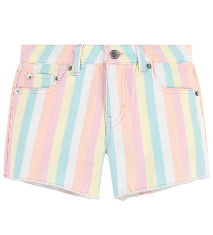 Levis Shorts - Bedruckter Fransensaum - Pear Sorbet