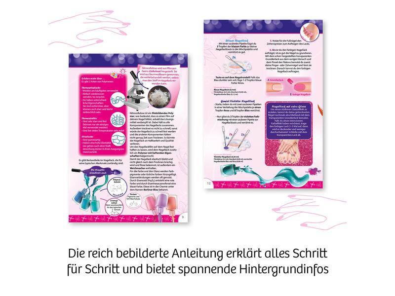 Kosmos Experimentierkasten Nagel-Studio Komplettset mit Lackierhilfe