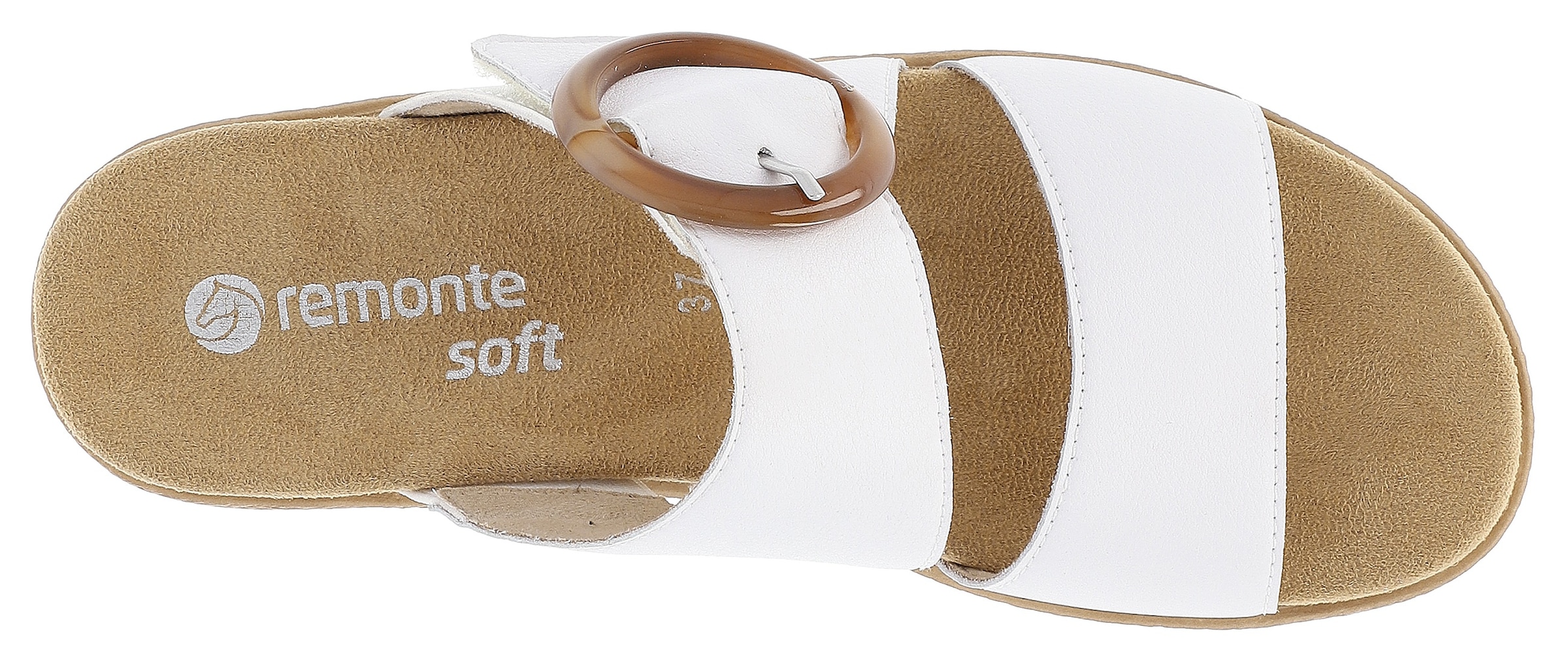 Remonte Pantolette  , Keilabsatz, Sommerschuh, Schlappen mit Zierschnalle
