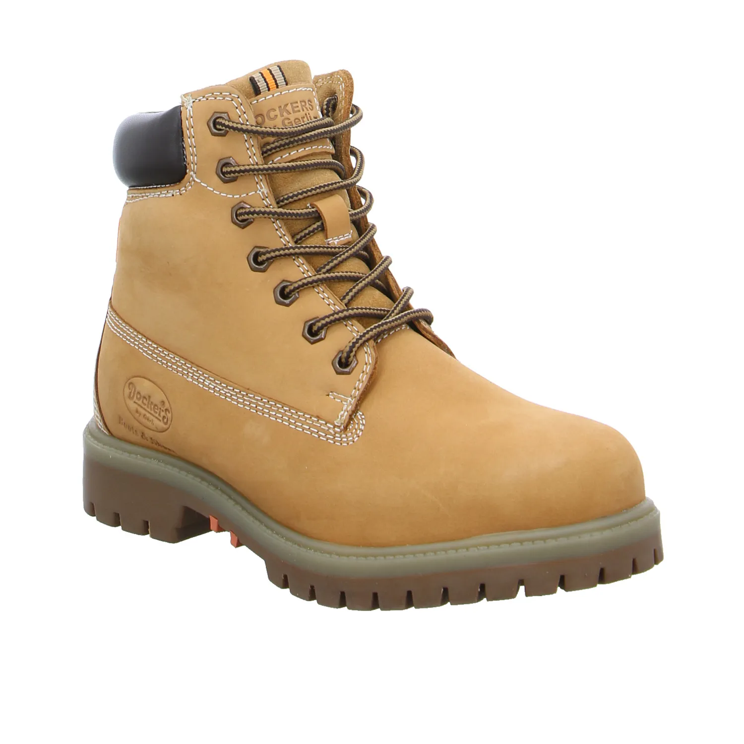 DOCKERS Winter-Boots Beige Leder