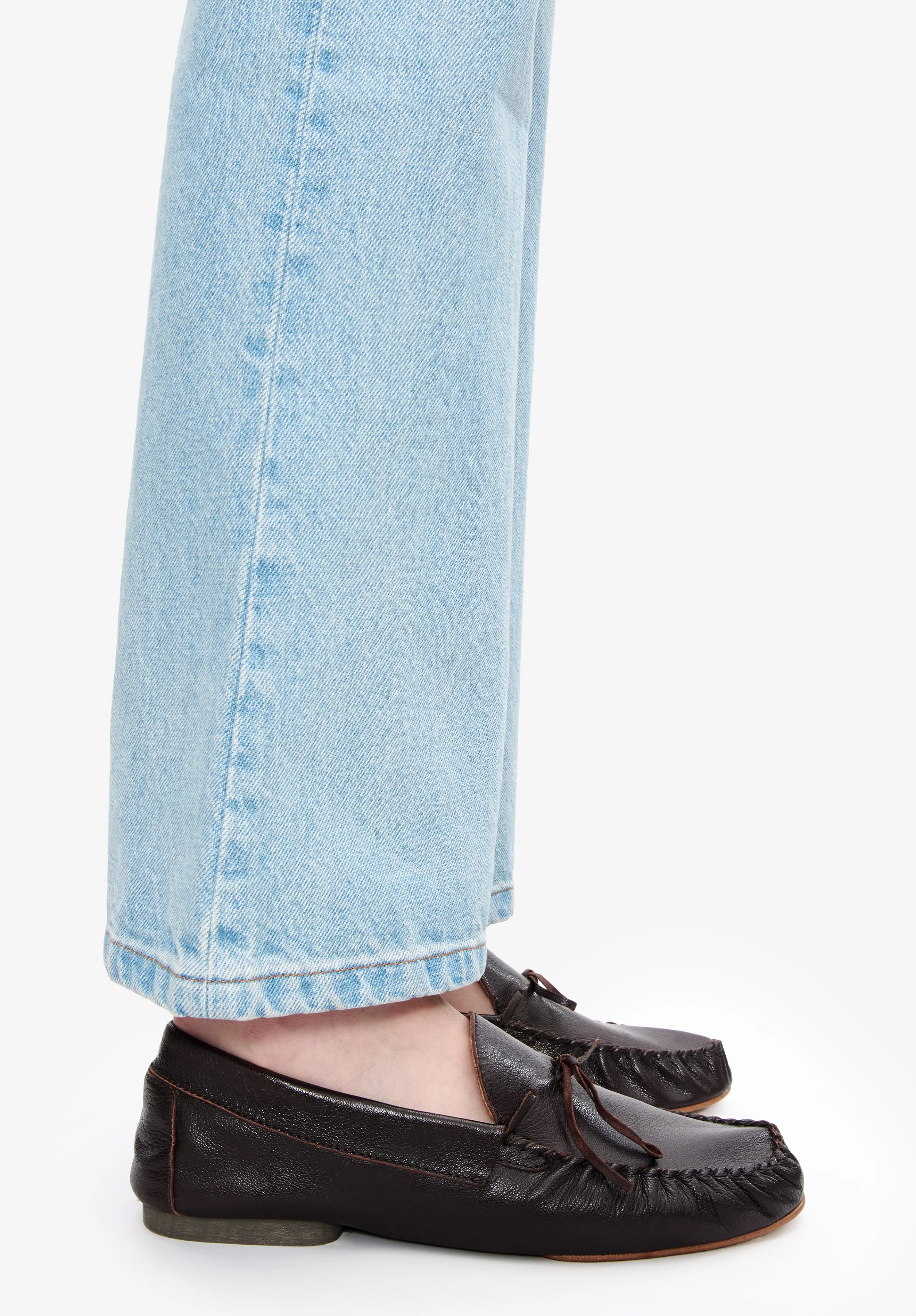 les mocassins souples - Marron fonce